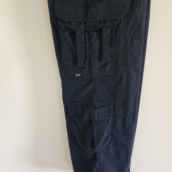 5.11 Men's Navy Blue Taclite Pro Ripstop Pants 34x32 - Picture 5 of 15